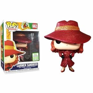Funko Diamond Collection Carmen Sandiego Figure 2019 Spring Convention Exclusive